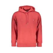 Calvin Klein Rosa Bomull Huva Sweatshirt Red, Herr