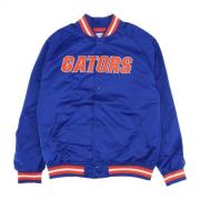 Mitchell & Ness Bomberjacka Ncaa lättweight Satin Flogat Blue, Herr