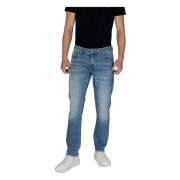 Guess Blå Dragkedja Jeans Herr Vår/Sommar Blue, Herr