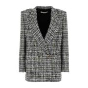 Alessandra Rich Stiliga Blazers och Västar Kollektion Gray, Dam