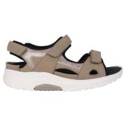 Waldläufer Bred passform dam sandal - taupe Beige, Dam