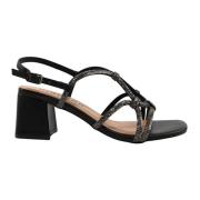 Bibi Lou Eleganta Klack Sandaler Black, Dam