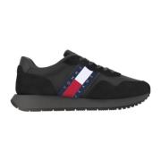 Tommy Jeans Svarta Sneakers för Män Black, Herr