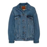 Levi's XL Dam Trucker Jeansjacka Blue, Dam