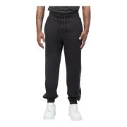 Guess Svarta Joggers med Logotyptryck Black, Herr