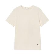 Brooks Brothers Bomullsficka T-shirt White, Herr