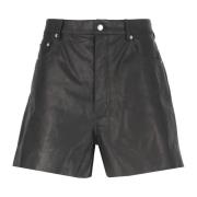 Rick Owens Geth Cutoffs Bermuda Shorts Black, Herr