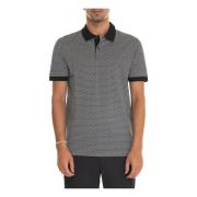 Boss Polo t-shirt med kontrasterande krage Black, Herr