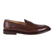 Premiata Klassiska Läderloafers Brown, Herr