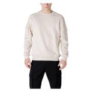 Antony Morato Mäns Oöverdragen Sweatshirt Beige, Herr