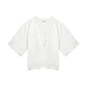 Isabel Marant Étoile Vit Topp för Kvinnor White, Dam