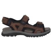 Waldläufer Bred passform herrsandal - Brun Brown, Herr