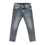 Nine In The Morning Autentiska denim straight leg jeans Gray, Herr