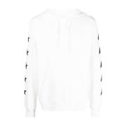 Golden Goose Star Hoodie White, Herr