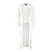 Hugo Boss Sommar Cardigan i Öppen Stickning White, Dam