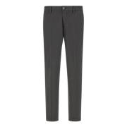 Boggi Milano Stretch Bomull/TENCEL? Byxor Black, Herr