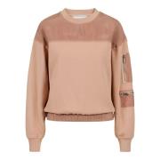 Iceberg Blush bomull crewneck sweatshirt Pink, Dam