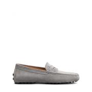 Tod's Stiliga Loafers för Män Gray, Herr