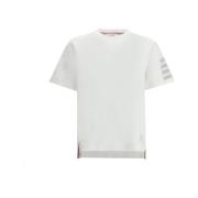 Thom Browne Randig Crew Neck Bomull T-shirt White, Herr