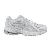 New Balance Vita Läder Sneakers med Gummisula White, Dam