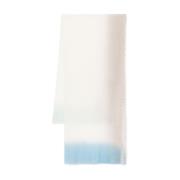 Faliero Sarti Elegant Sky Blue Cashmere Scarf Multicolor, Dam