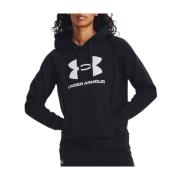 Under Armour Logo Hoodie Performance Sweatshirt Gray, Dam