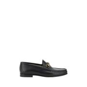 Gucci Metallic Horsebit Läderskor Black, Herr