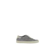 Brunello Cucinelli Suede Low Top Sneakers Gray, Herr