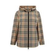 Burberry Check regnjacka Brown, Dam