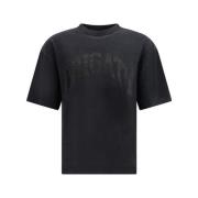 Axel Arigato Ikonisk signaturtryck bomullst-shirt Gray, Herr