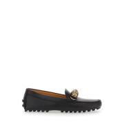 Tod's Svarta Loafers med Ringdetalj Black, Dam