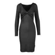 Guess Elegant Klänning för Kvinnor med Spandex Black, Dam