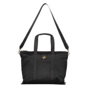 Versace Elegant Nylon Toteväska Black, Dam