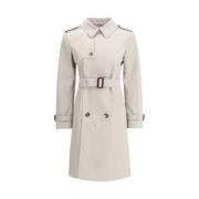 Burberry Tidlös Trench Coat Modell Ct123 Gray, Dam