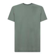 Zanone Salvia Grön Crepe T-shirt Green, Herr