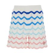 Casablanca Randig Wave Multifärgad Logoshorts Multicolor, Herr