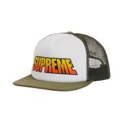 Supreme Gradient Mesh Back Cap i Olive Multicolor, Unisex