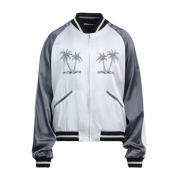 Palm Angels Souvenir Bomberjacka Gray, Herr