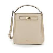 Mulberry Grå Bucket Bag med Topphandtag Gray, Dam