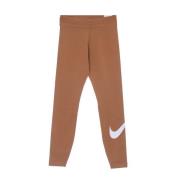 Nike Essentiell Legging med Swoosh-logotyp Brown, Dam