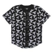 New Era Chicago Bulls Logo Button-Up Jacka Black, Herr