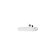 Tommy Jeans Vit Slide Sandal för Kvinnor White, Dam