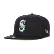 New Era Seattle Mariners Baseballkeps Black, Herr