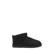 UGG Läderankelstövlar med Shearling-foder Black, Herr