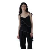 Designers Remix Claire Flare Top Black, Dam