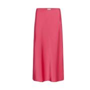 Kaffe Elegant hallonskjol Pink, Dam