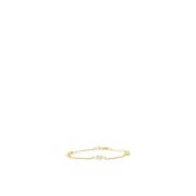 Saint Laurent Cassandre Charm Armband Yellow, Dam