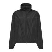 Herno Svart Taffeta Zip-Jacka Black, Dam