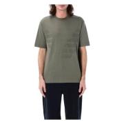 Emporio Armani Casual Bomull T-shirt för Män Green, Herr