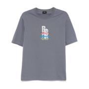 PS By Paul Smith Grå Crew Neck T-shirts och Polos Gray, Herr